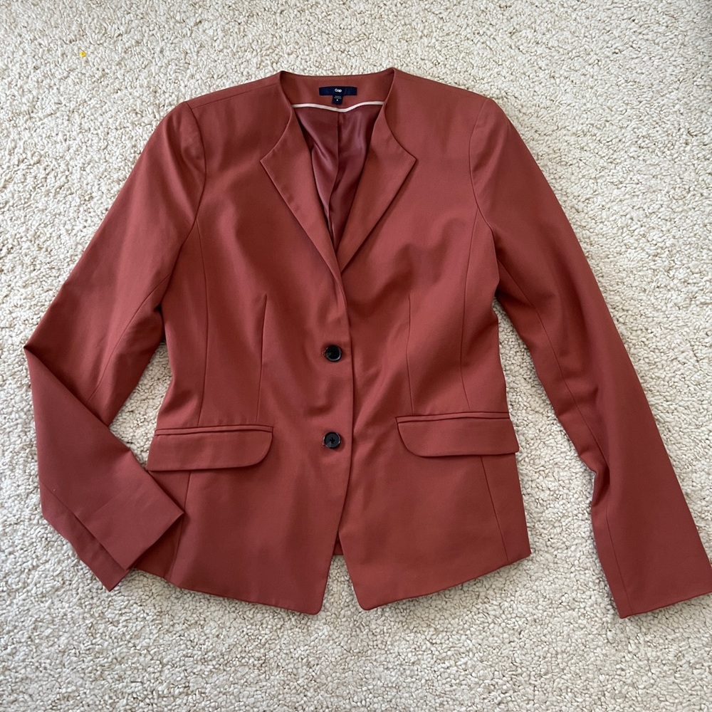 New Gap Blazer Jacket Coat Button Work Casual Lap… - image 1